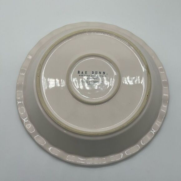 Rae Dunn All American Pie Ceramic Pie Plate - Picture 2 of 4